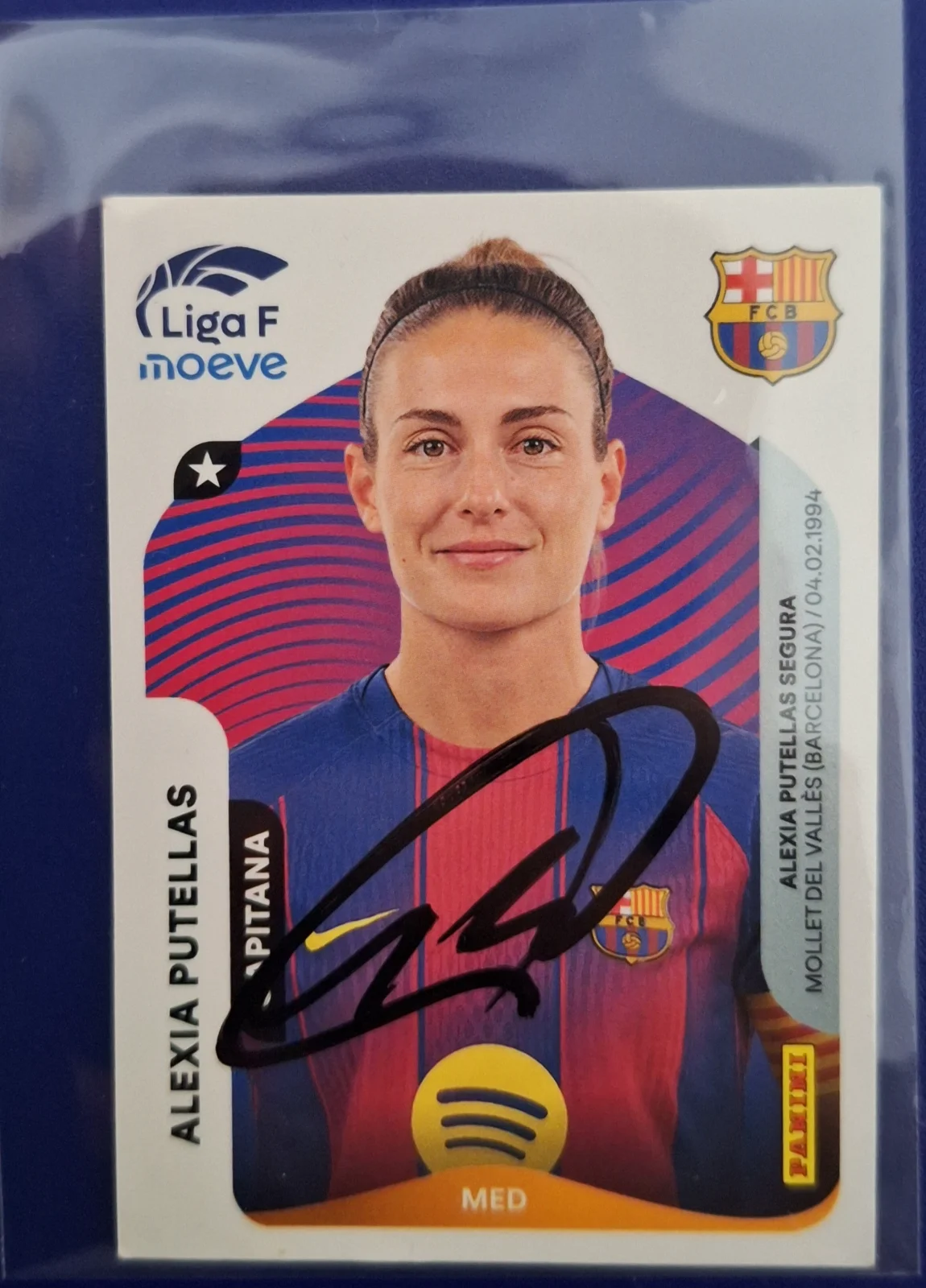 FIRMA ALEXIA PUTELLAS FC BARCELONA