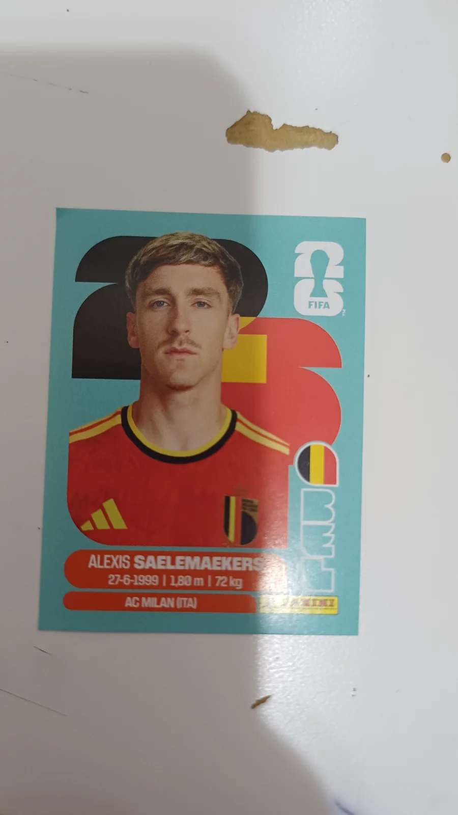 Alexis Saelemaekers, Bélgica