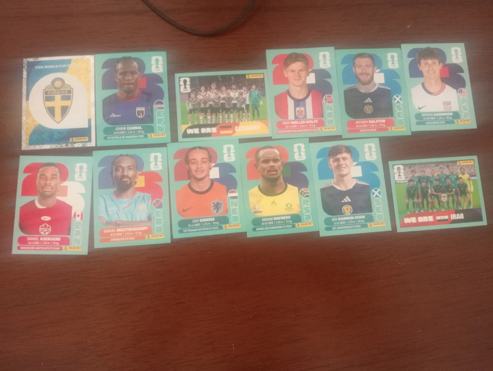grupo de cartas