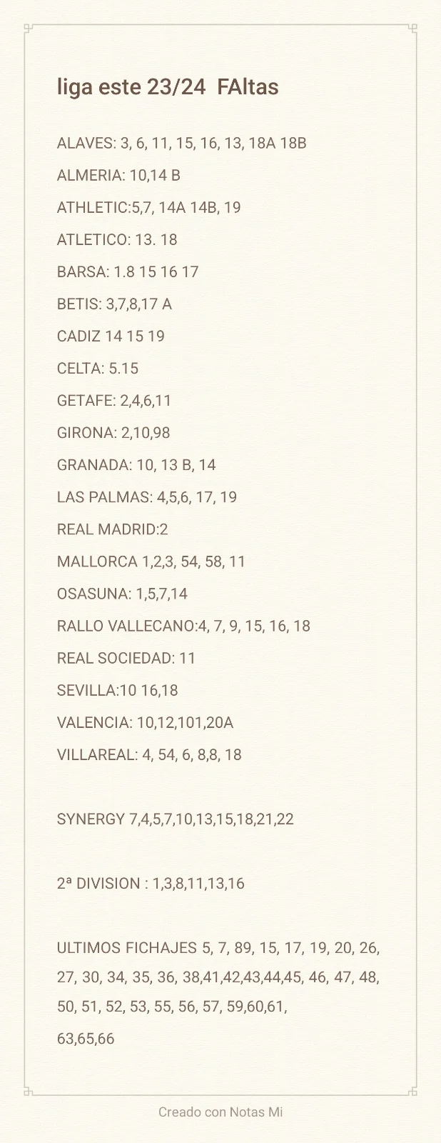 Liga este 23/24