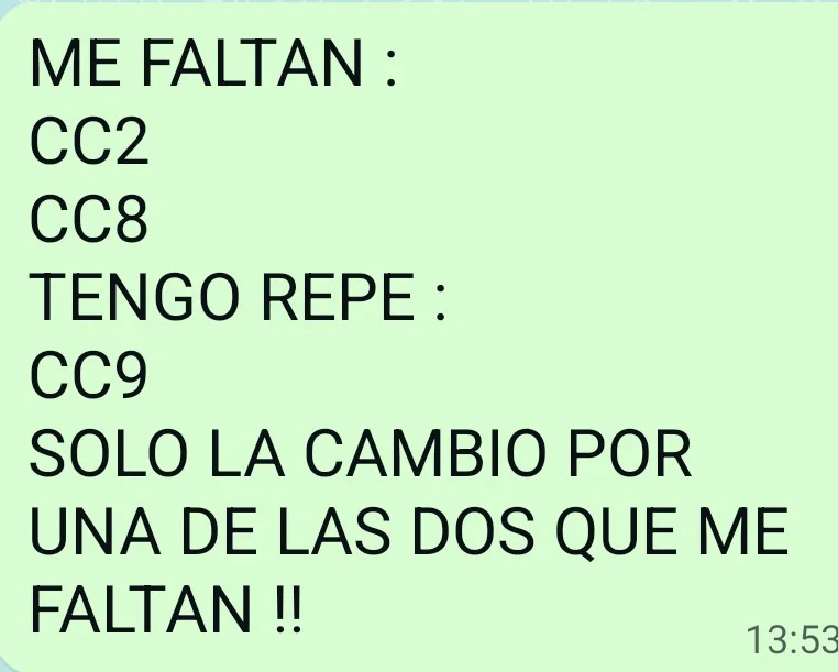 ME FALTAN ESTAS DE COCACOLA