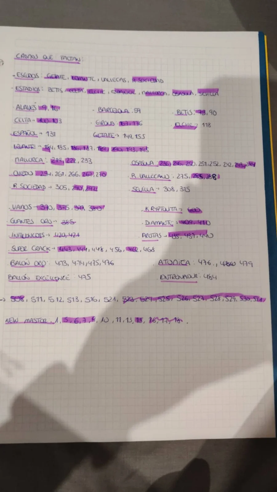 Faltas