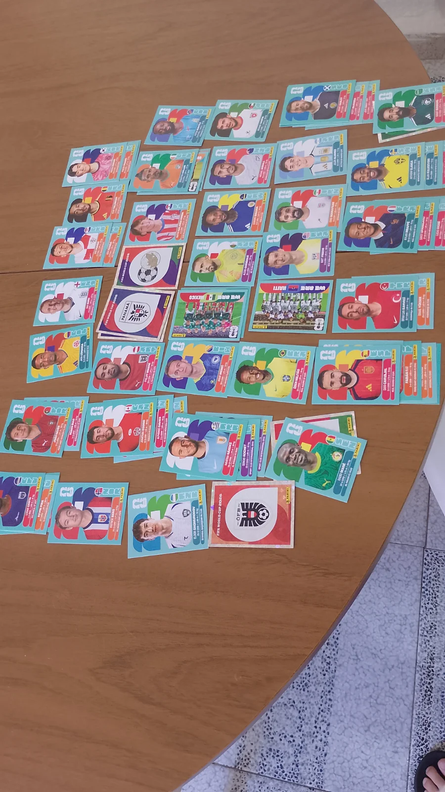 Pack de 68 cartas del mundial 2026 panini