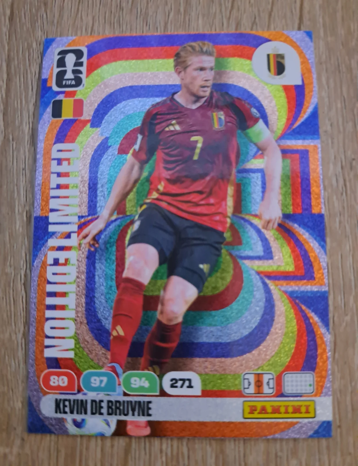 Edición limitada purpurina Kevin De Bruyne