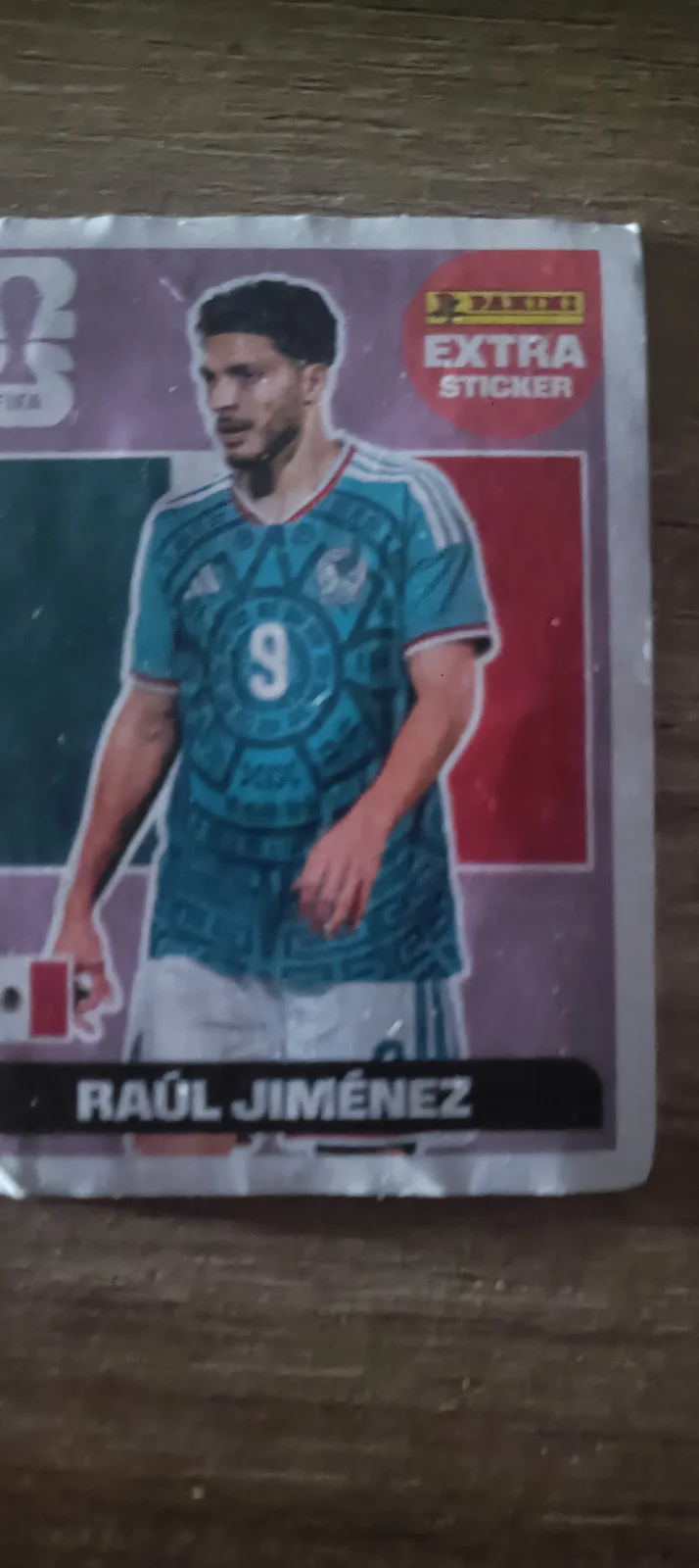 Cromo del mundial extra stickers