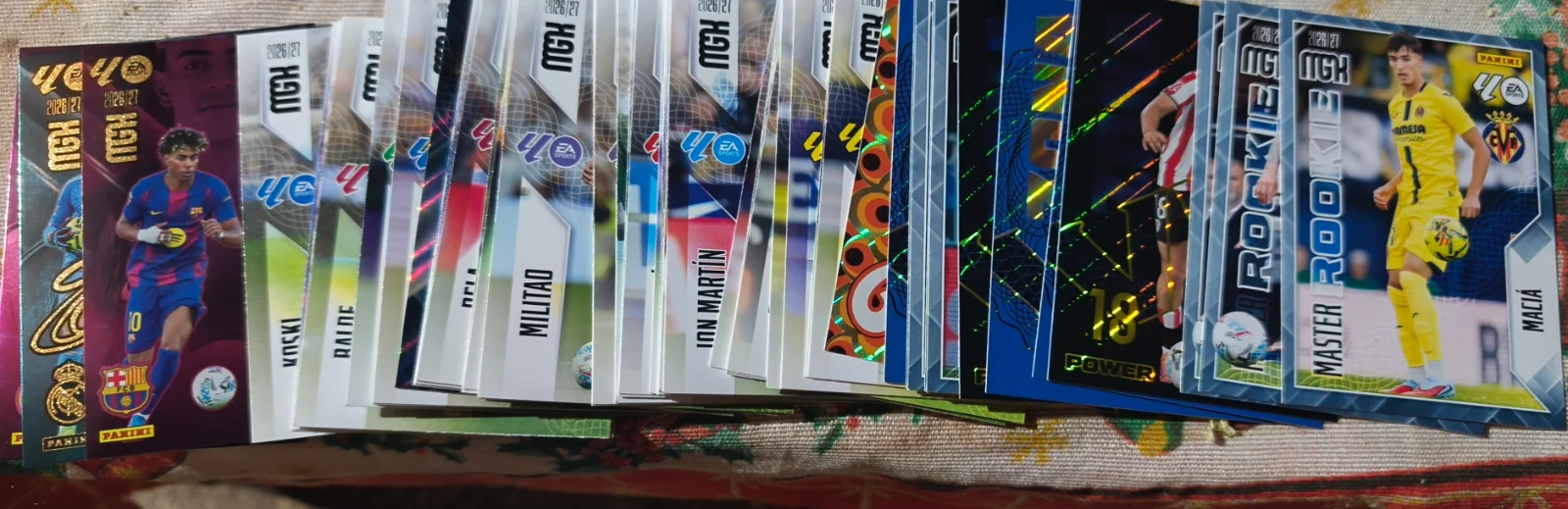 Pack cromos repetidos para cambiar
