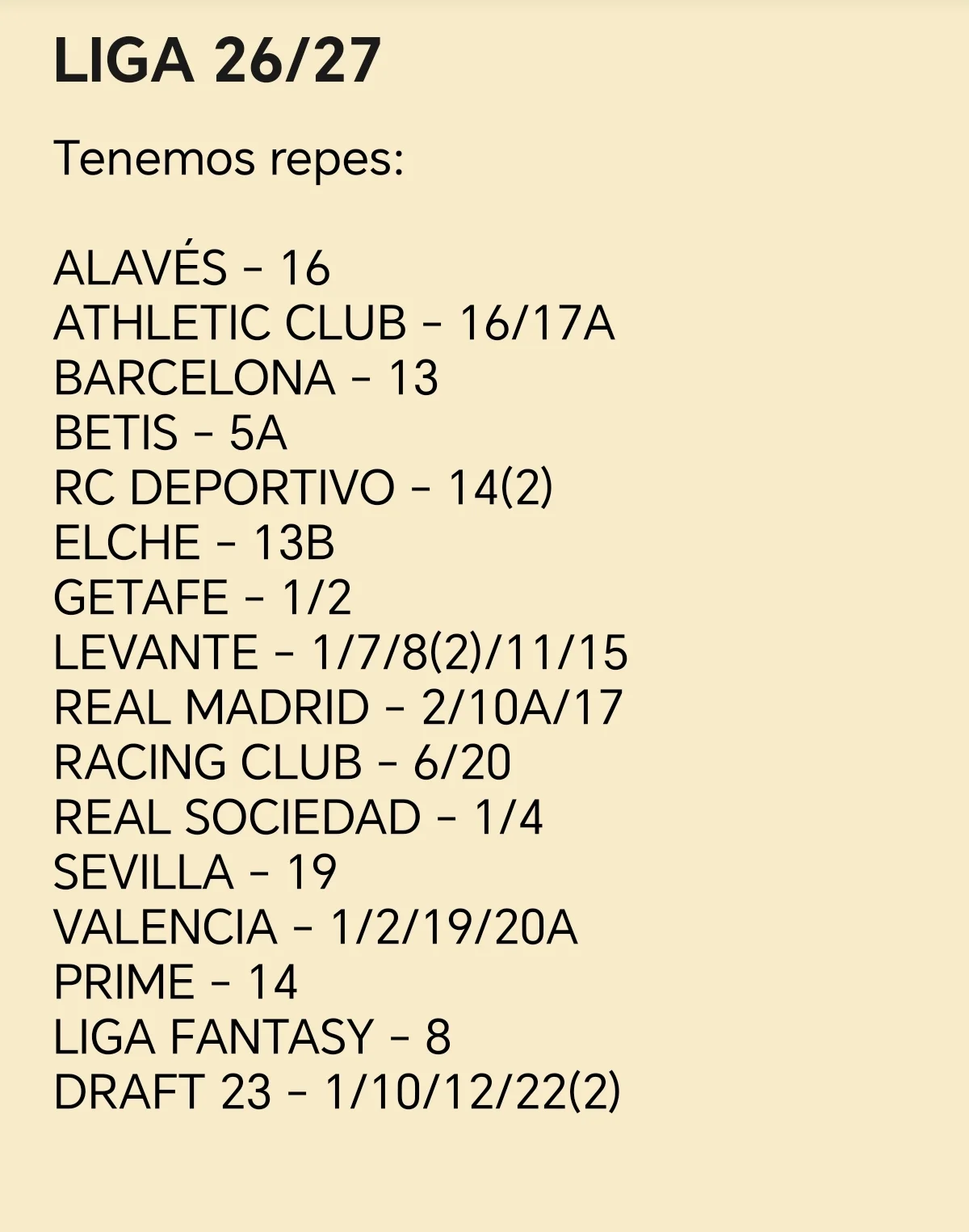 INTERCAMBIO CROMOS LIGA