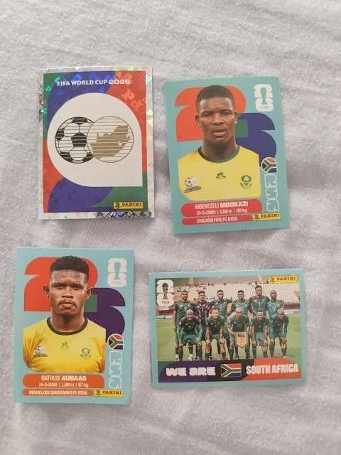 Cromos Sudáfrica Panini 2026