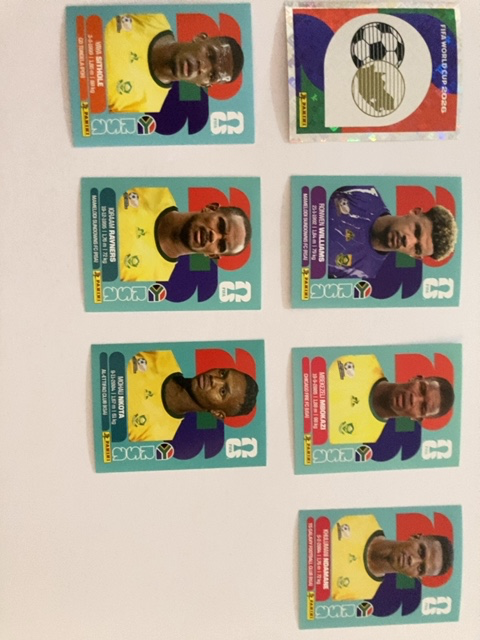 Todos mis cromos repetidos de Sud Africa