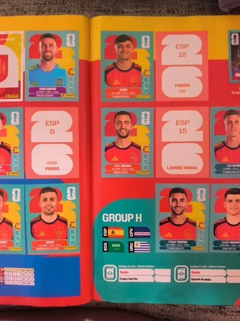 España faltantes