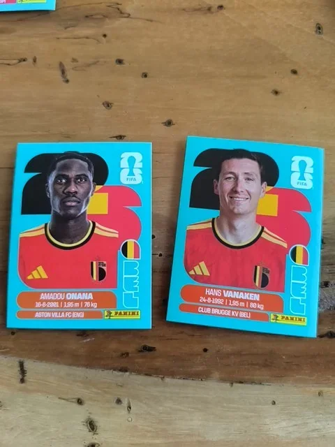 2 cromos belgica mundial 2026