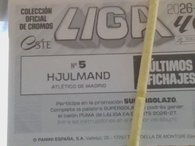 Me faltan - Liga 2026-27 Este